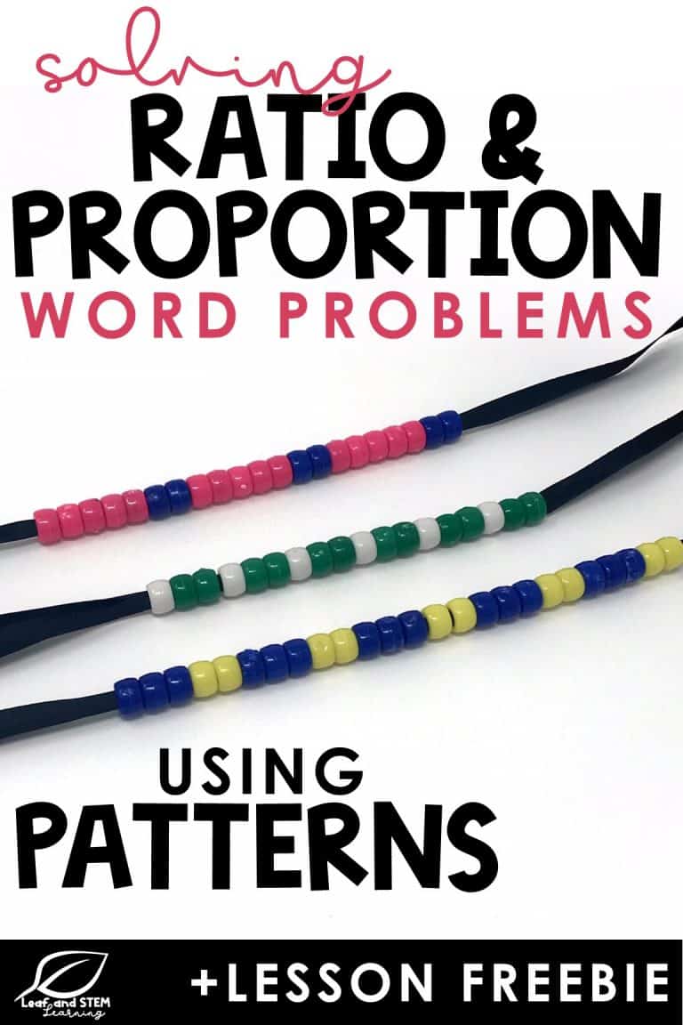 Ratio and Proportion Word Problems - Leaf and STEM Learning