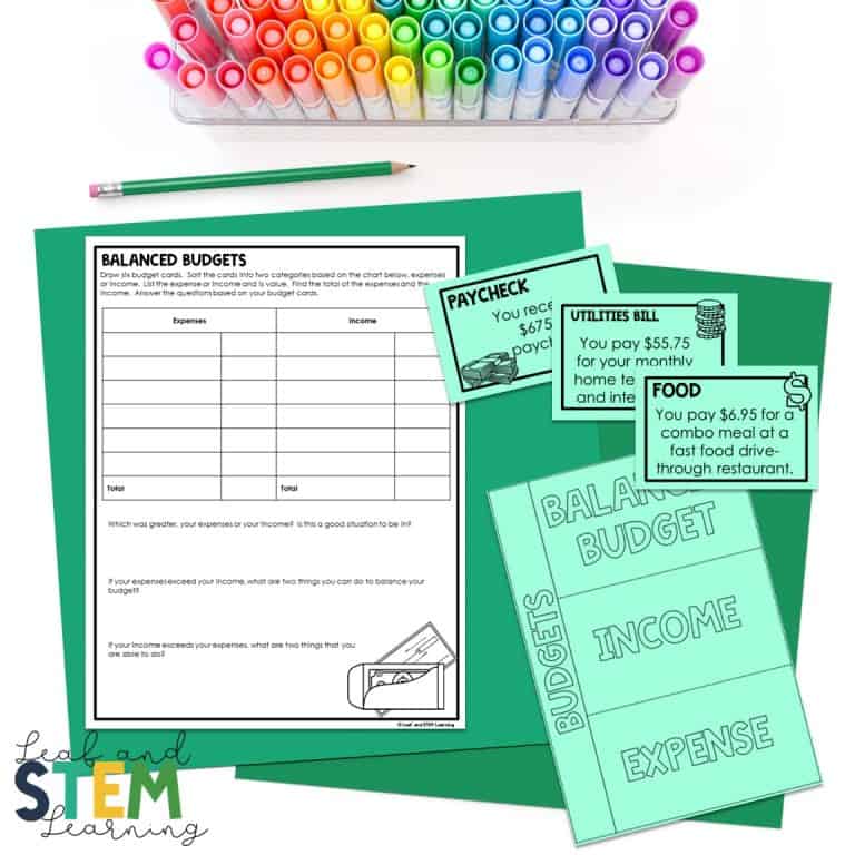 financial literacy assignment grade 5